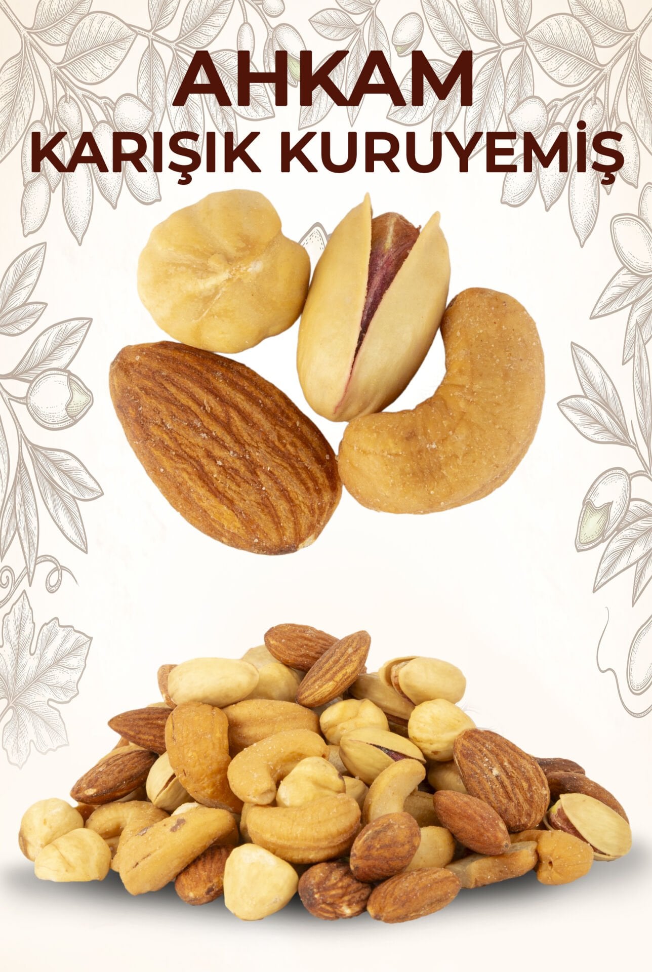 KARIŞIK KURUYEMİŞ LÜX 500 GR